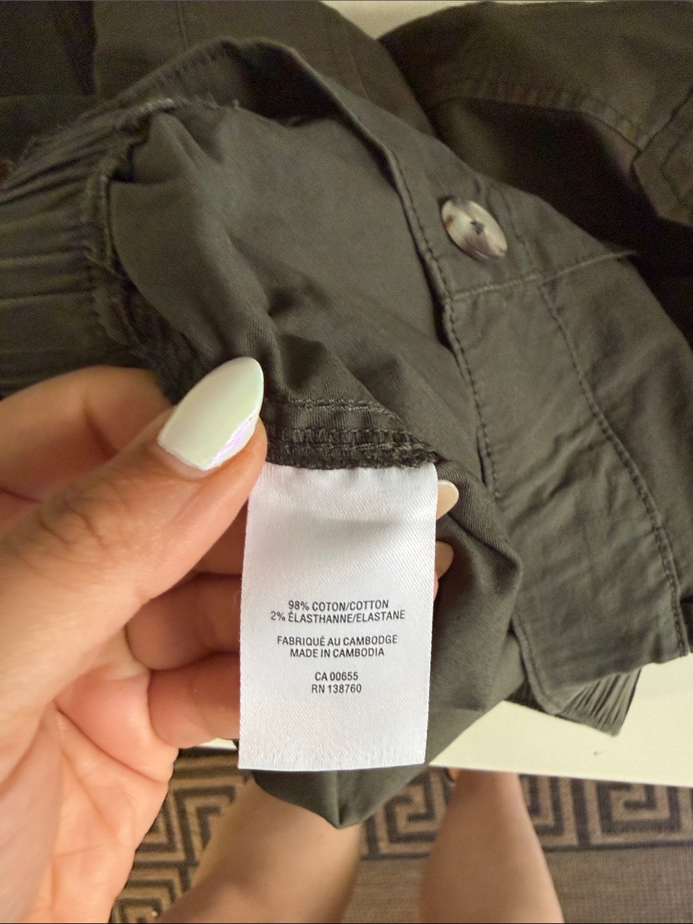 Reitmans Cotton Cargo Jogger Pants - Picture 9 of 10